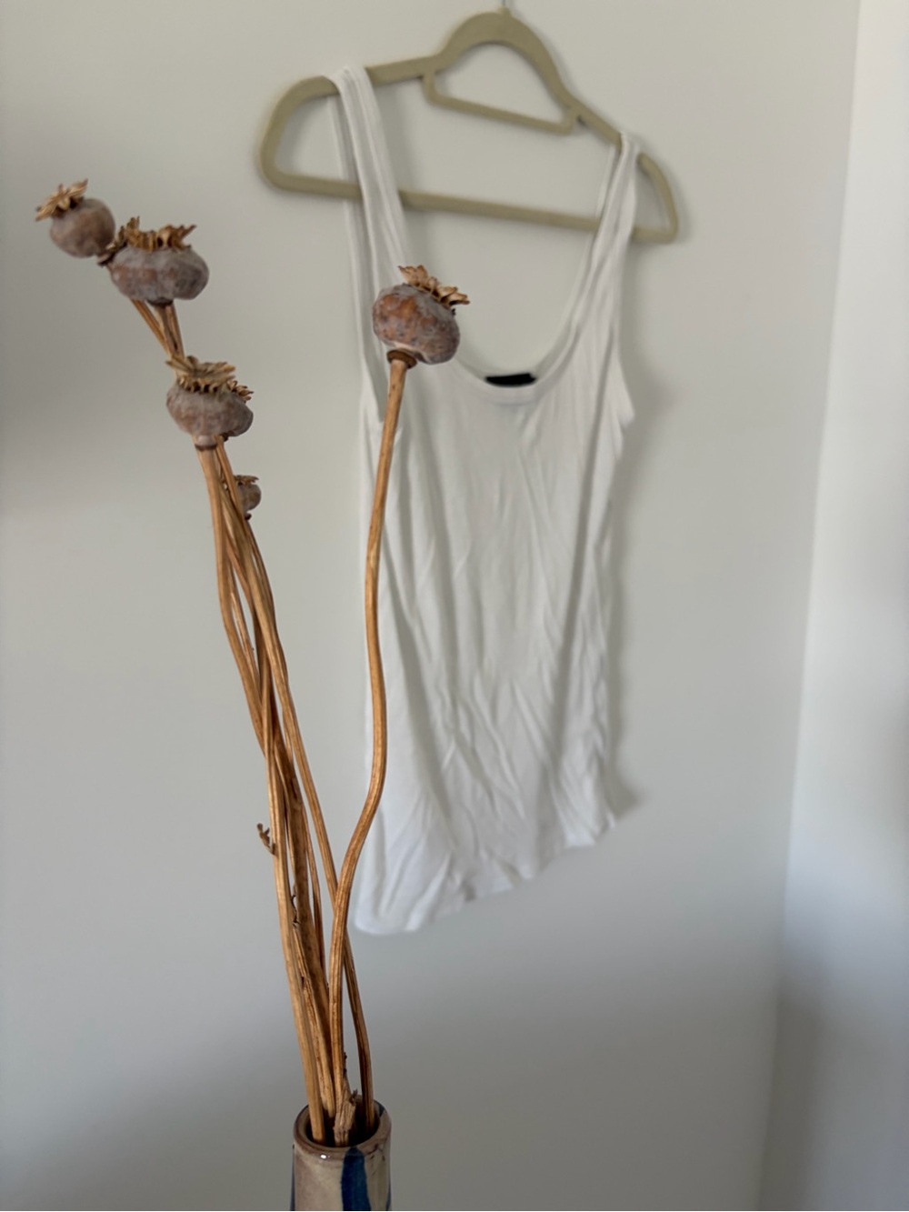 Hatch White Maternity Tank Top